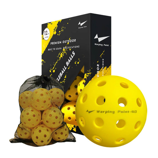 PRACTICE PICKLEBALLS - OOTDOOR - 12 PACK