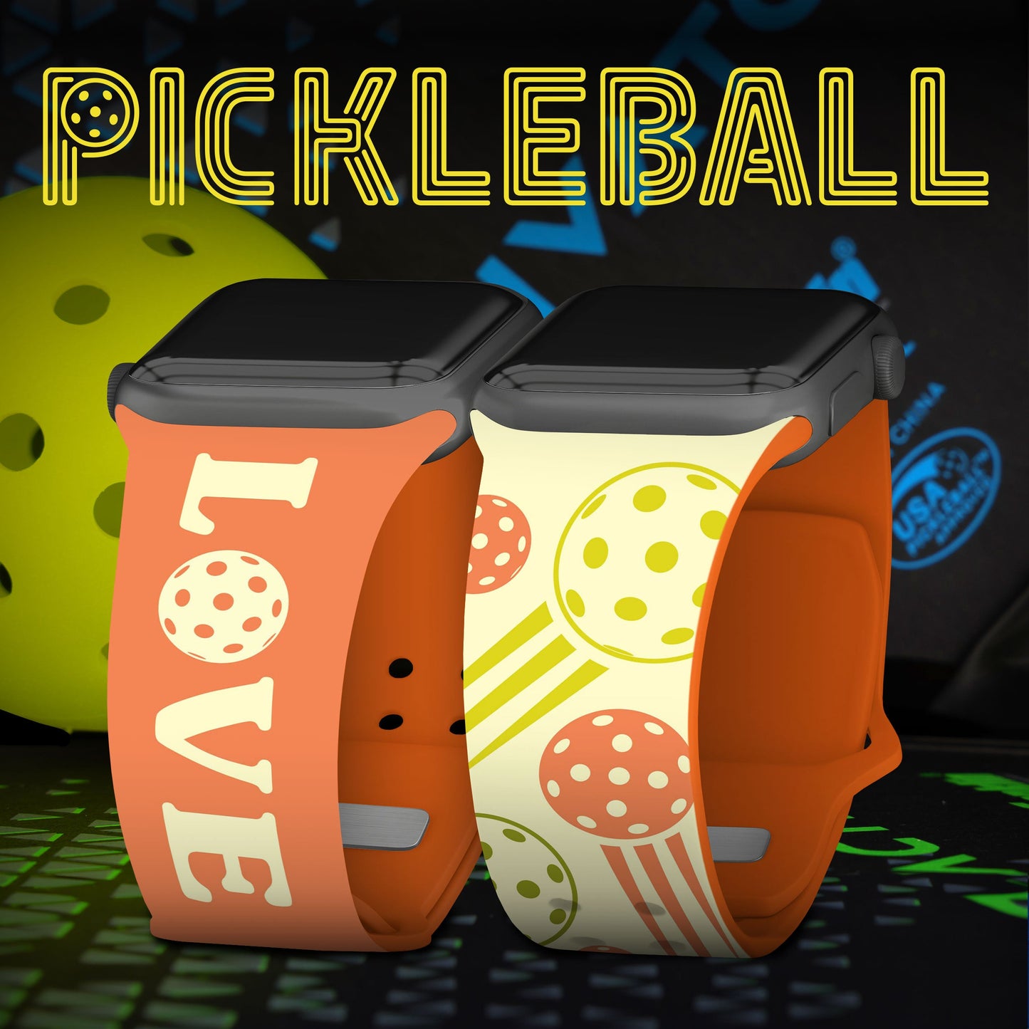 Pickleball HD Apple Watch Band