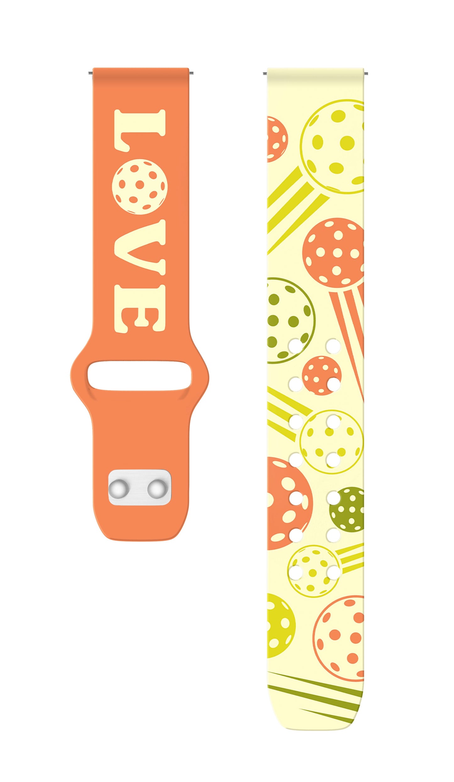 Pickleball HD  Watchband for Samsung, Garmin, Fossil, and More