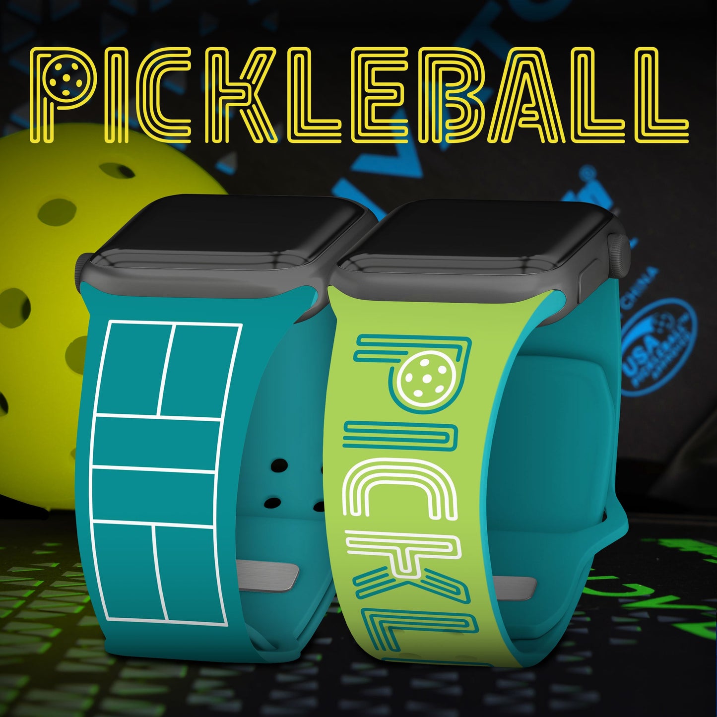 Pickleball HD Apple Watch Band