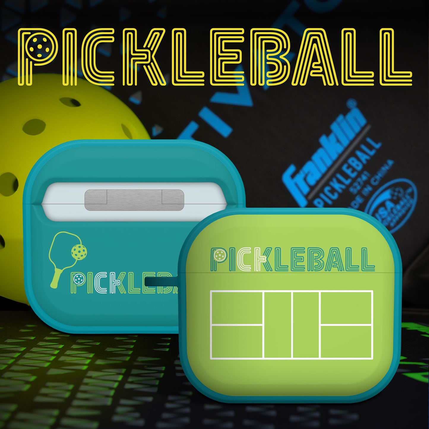Pickleball HDX Apple AirPods Gen 3 Case Cover