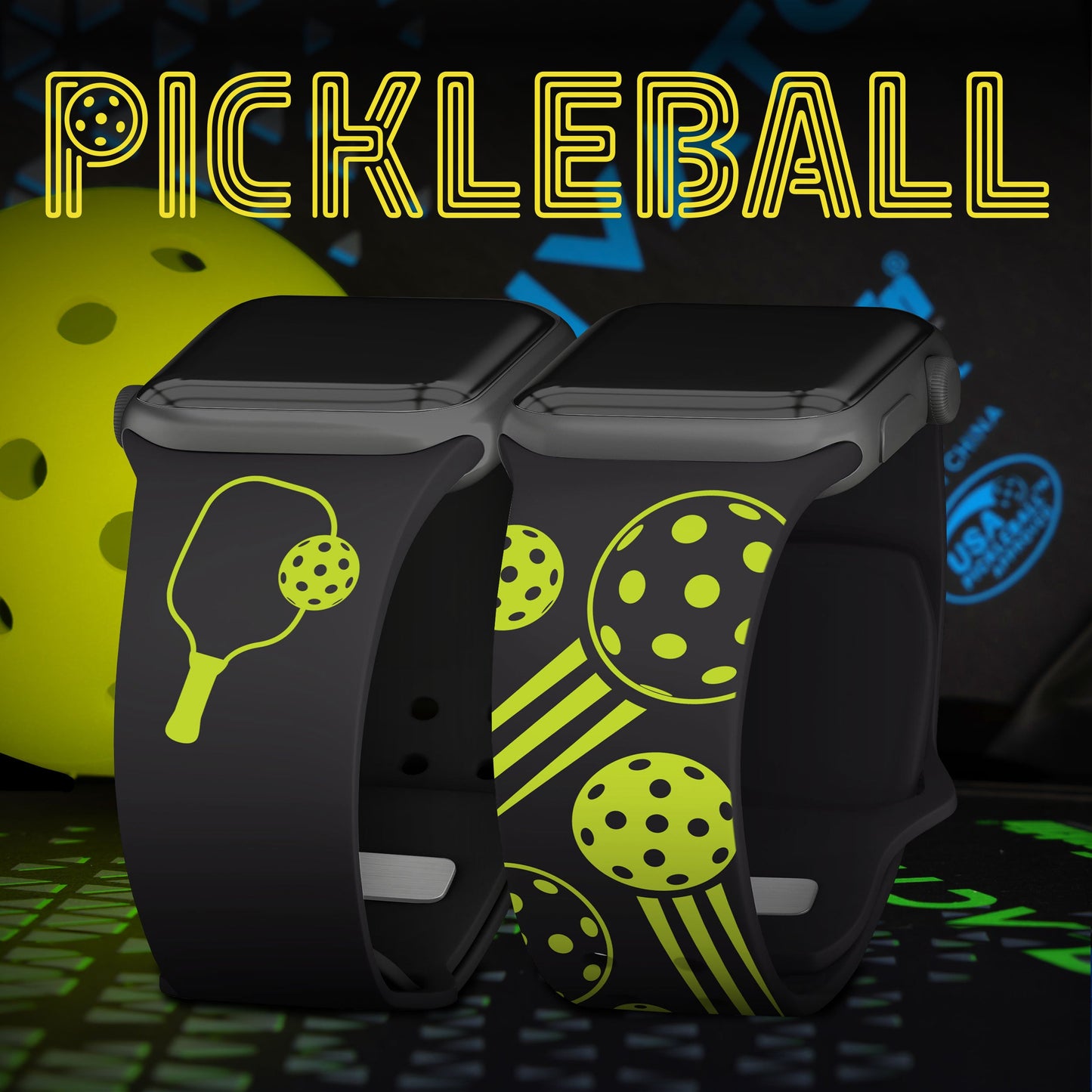 Pickleball HD Apple Watch Band