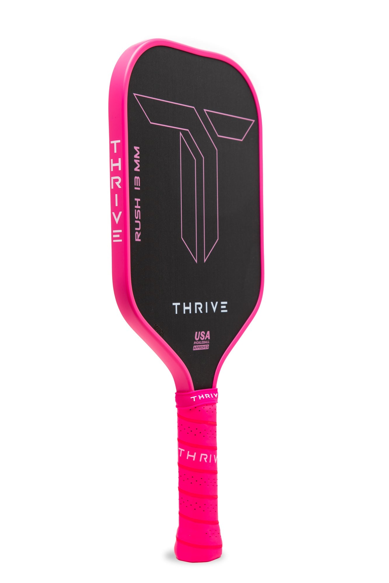 RUSH 13 SINGLES (PINK) Includes custom weight card, paddle cover, paddle eraser, and lead weights.
