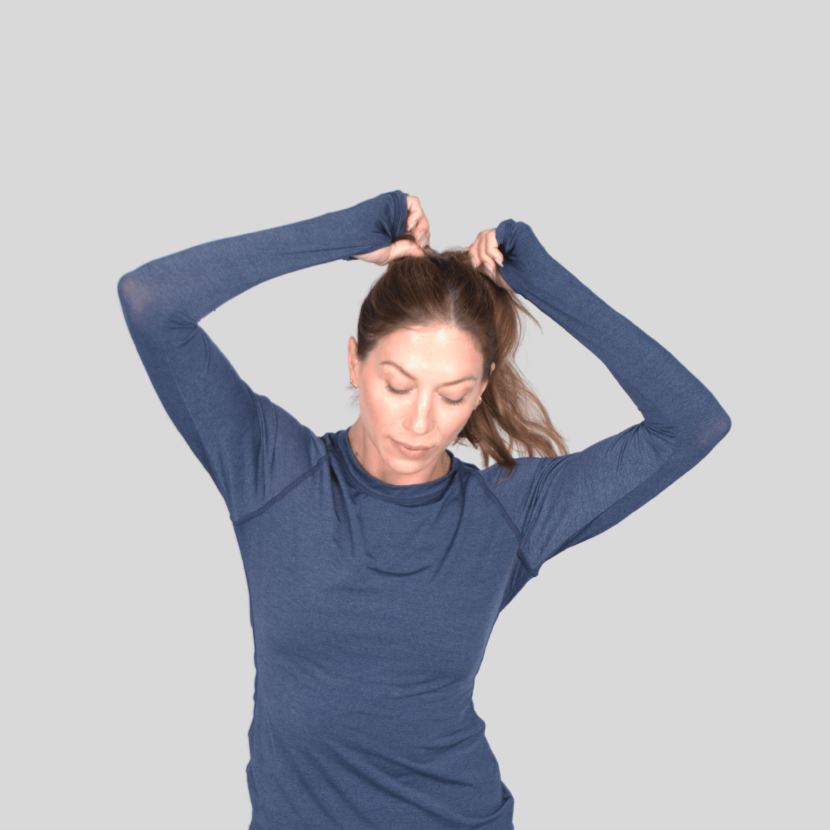 Laguna Long-Sleeve Women's Sun Shirt - Heathered