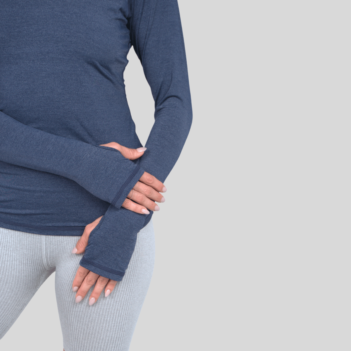 Laguna Long-Sleeve Women's Sun Shirt - Heathered