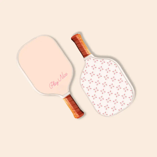 Kids Pickleball Paddles with Cottage Core Print