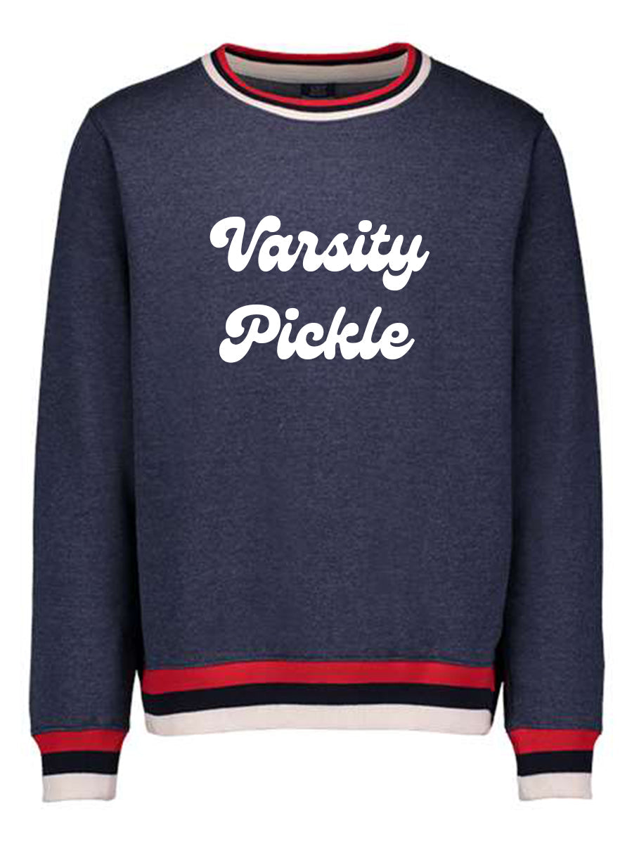 The Oversized Vintage Varsity Pickleball Sweatshirt (Unisex)