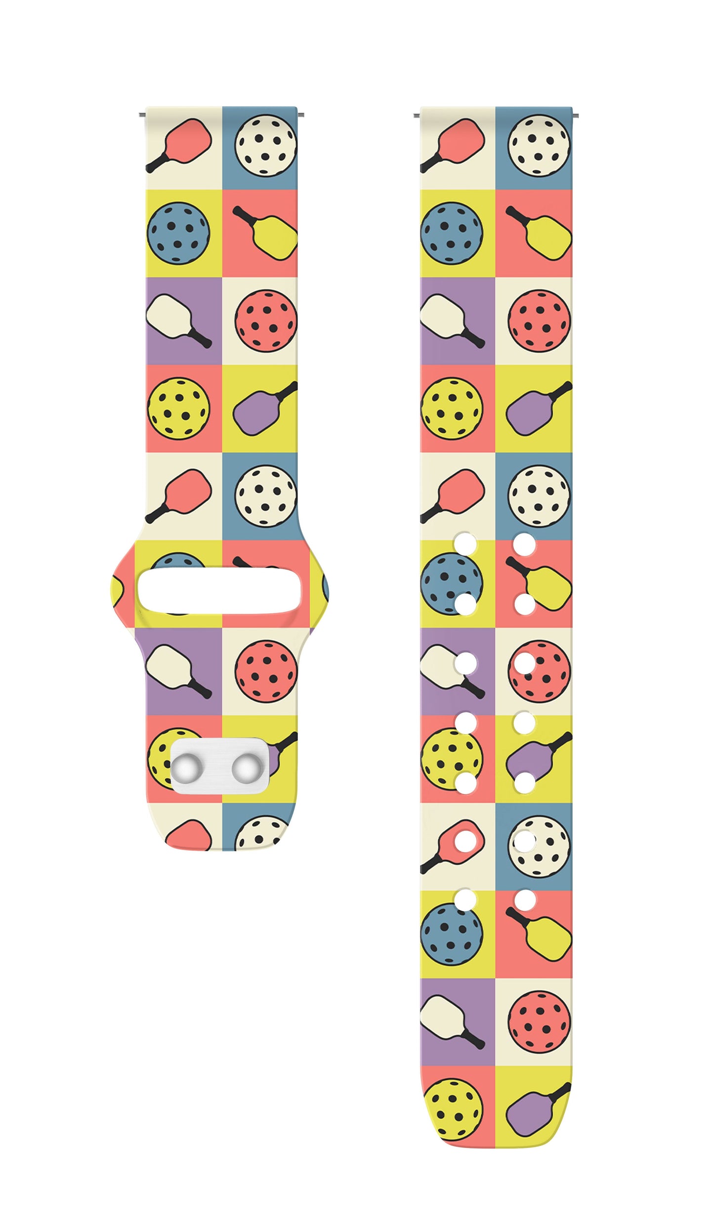 Pickleball HD  Watchband for Samsung, Garmin, Fossil, and More