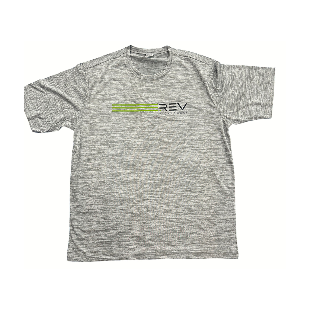Rev Pickleball Logo Sport-Tek® PosiCharge® Electric Heather Tee