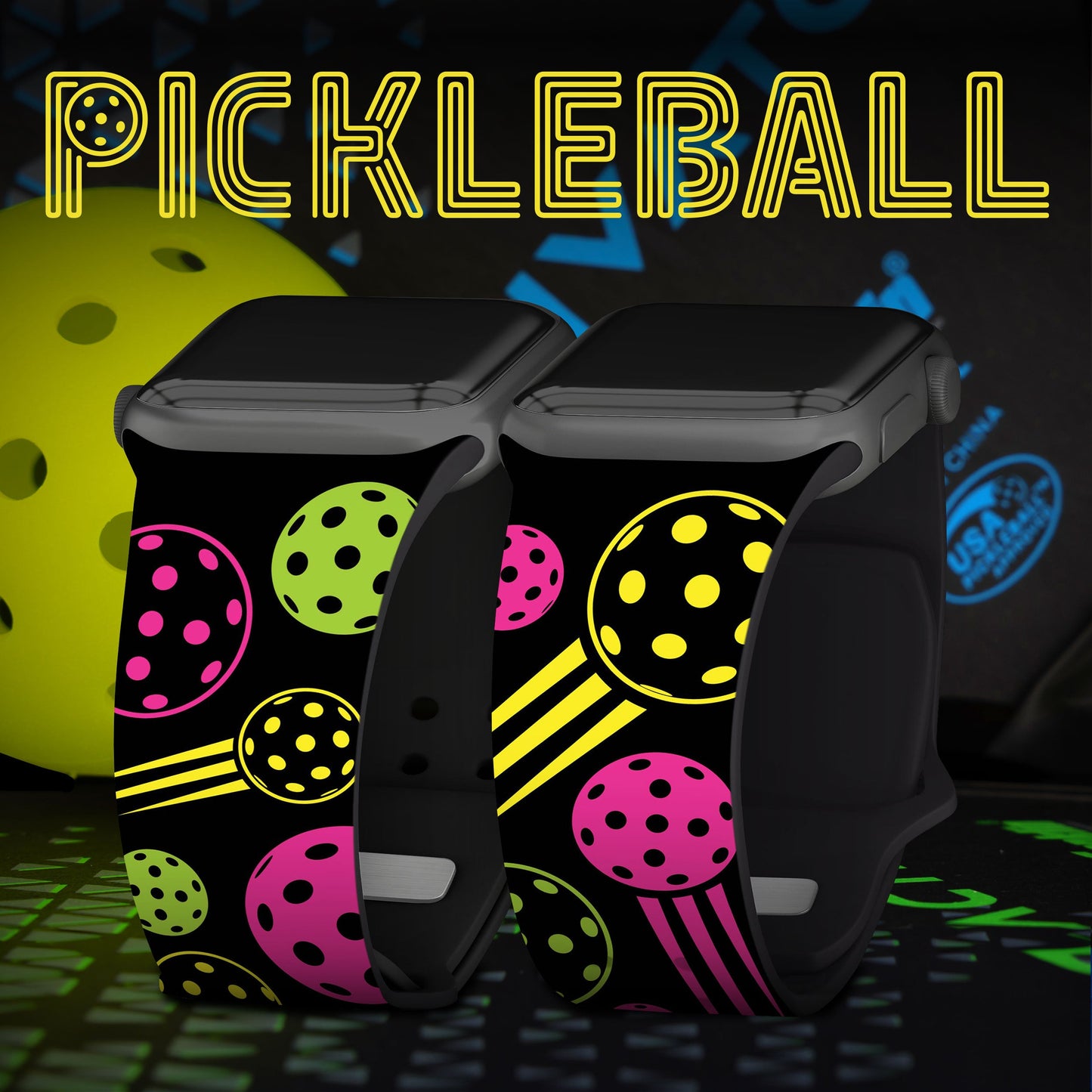 Pickleball HD Apple Watch Band