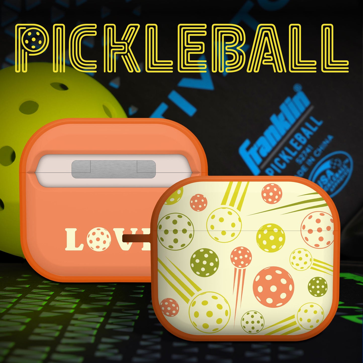 Pickleball HDX Apple AirPods Gen 3 Case Cover