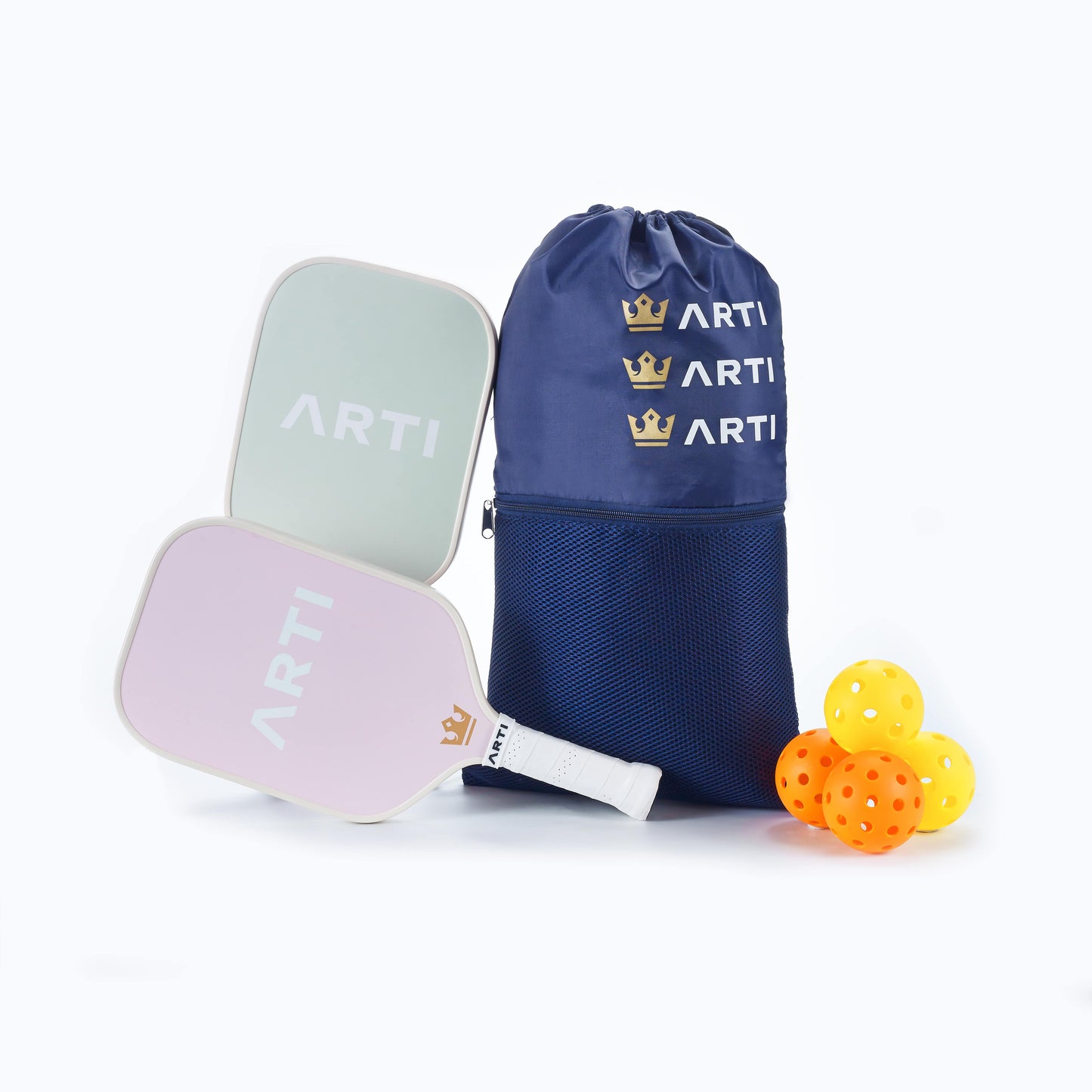 ARTI Fiberglass "Flowers" Pickleball Paddle Set