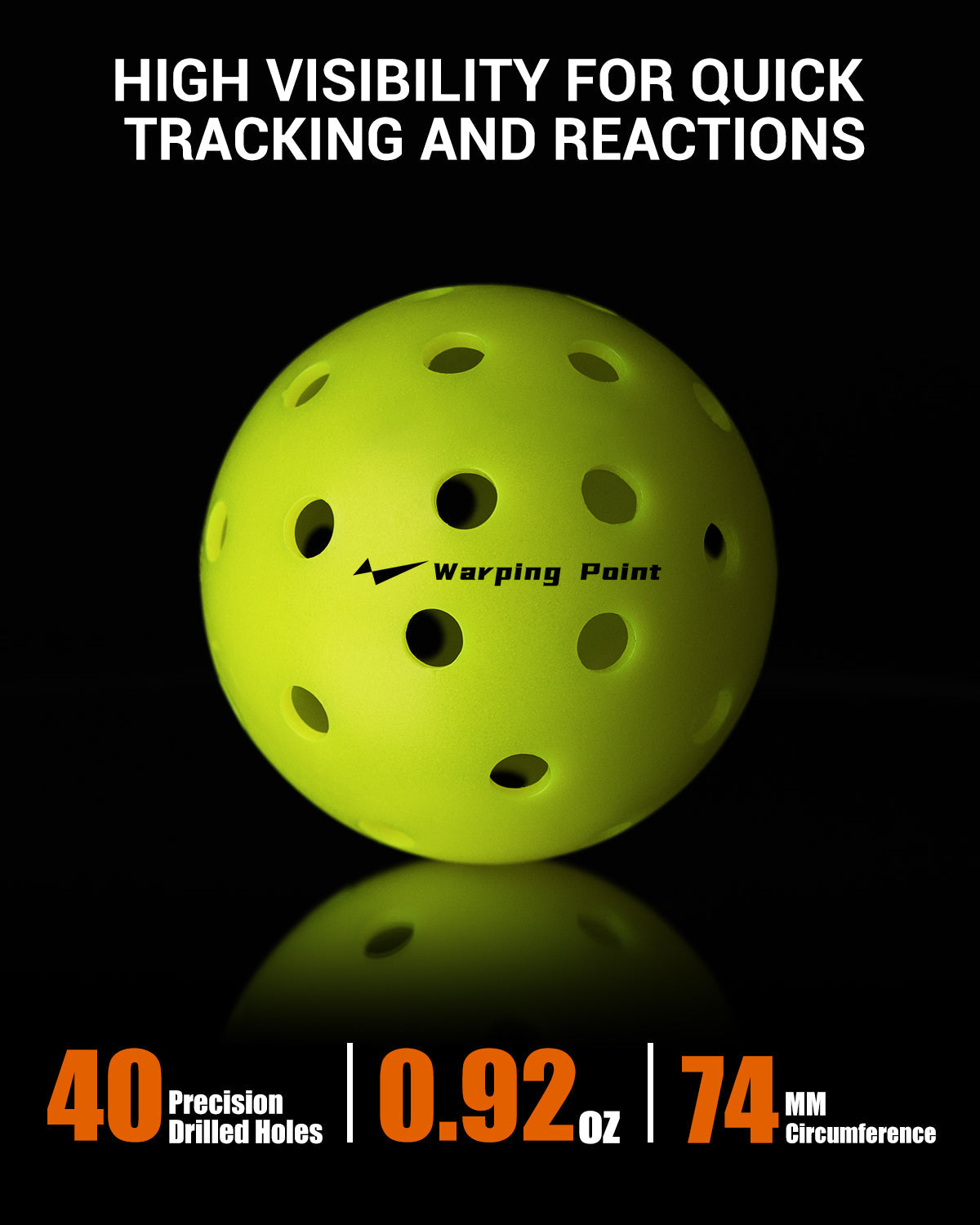 ASCENT OUTDOOR TOURNAMENT  PICKLEBALLS - 4 PACK