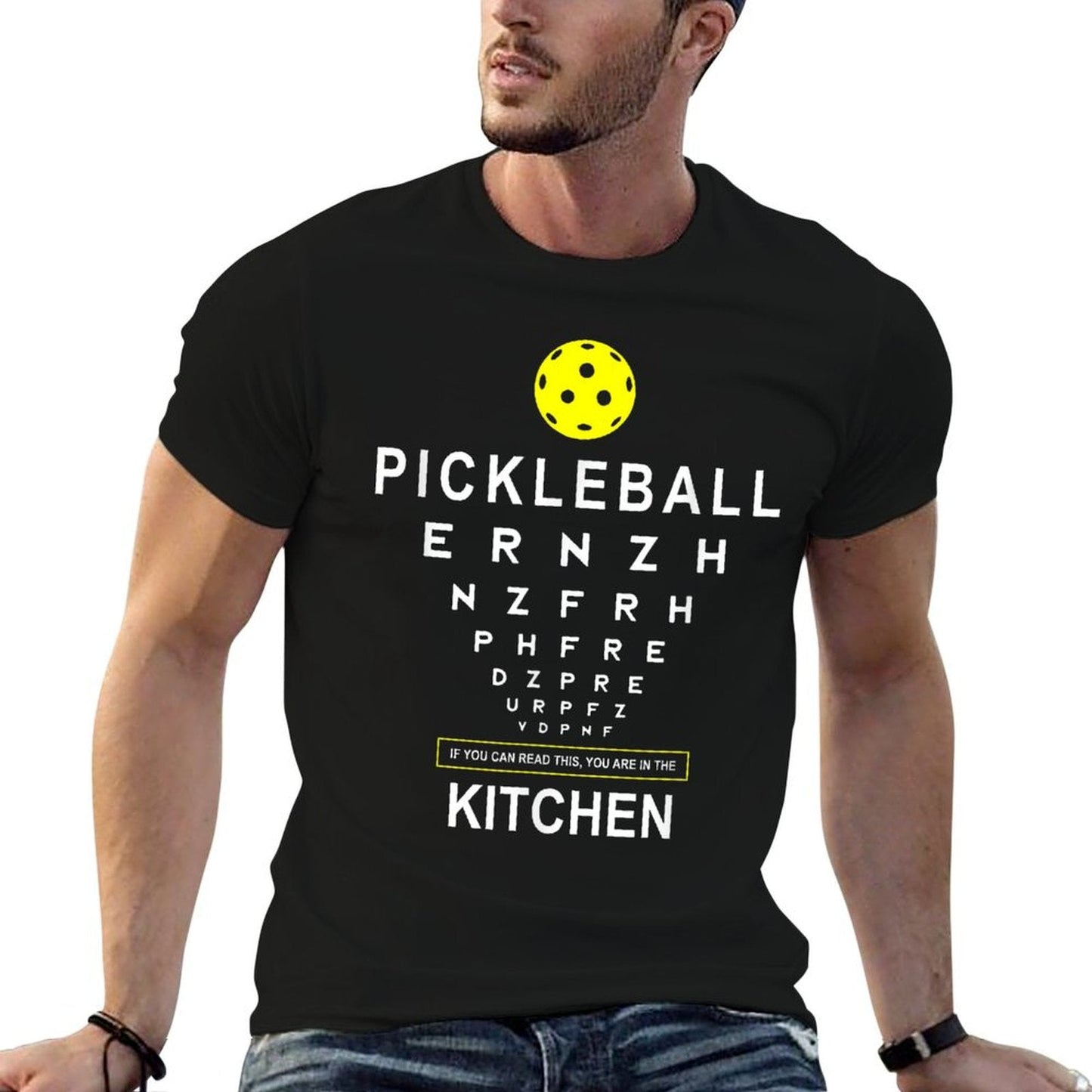 Funny Pickleball Shirt If You Can Read This Kitchen Joke T-Shirt