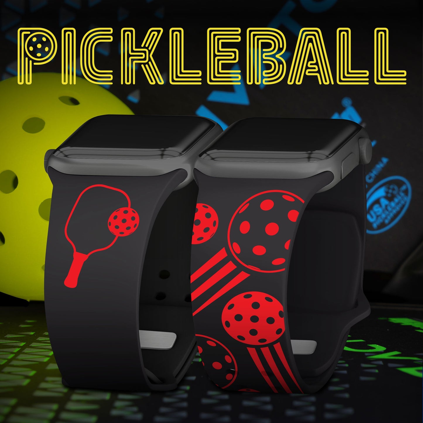 Pickleball HD Apple Watch Band