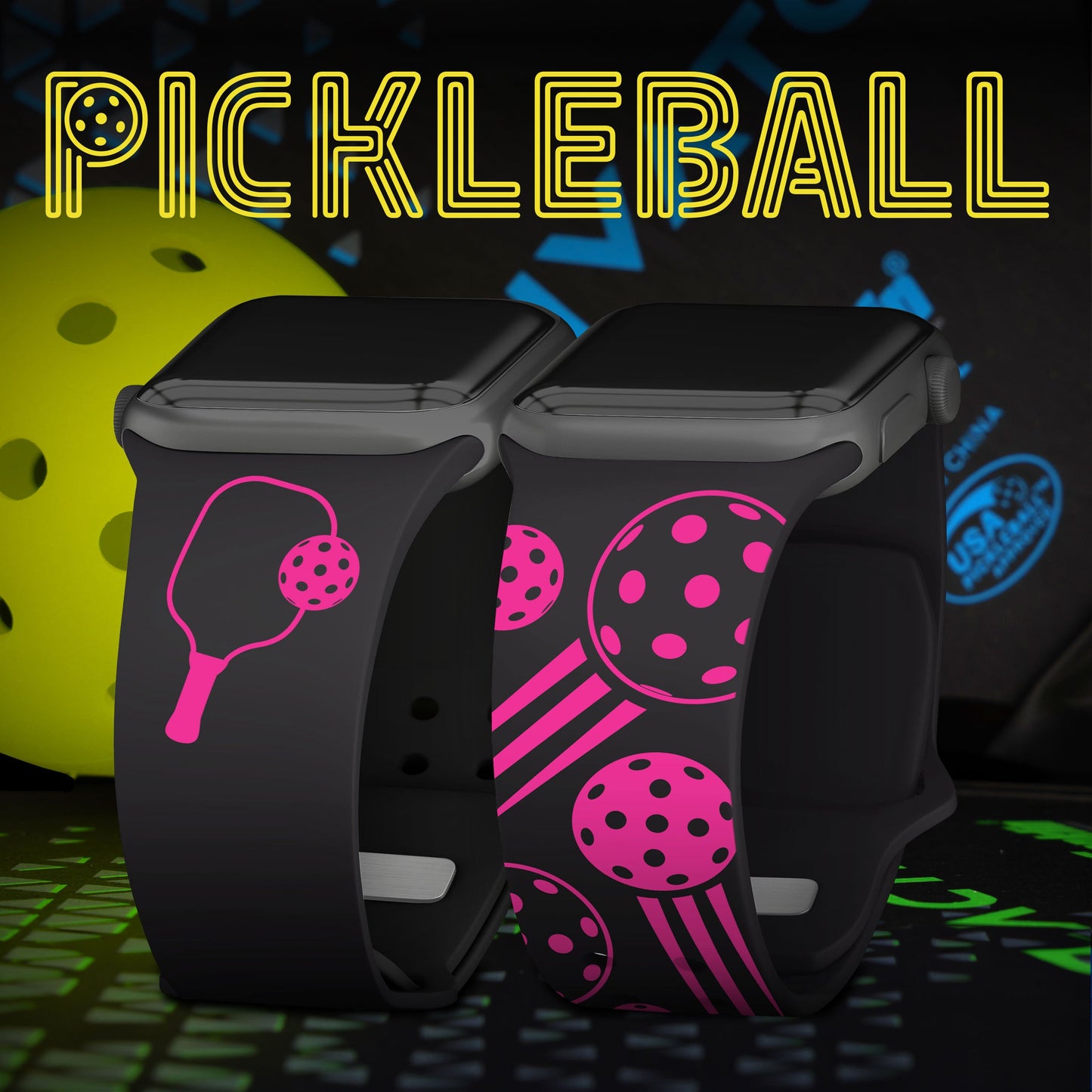 Pickleball HD Apple Watch Band