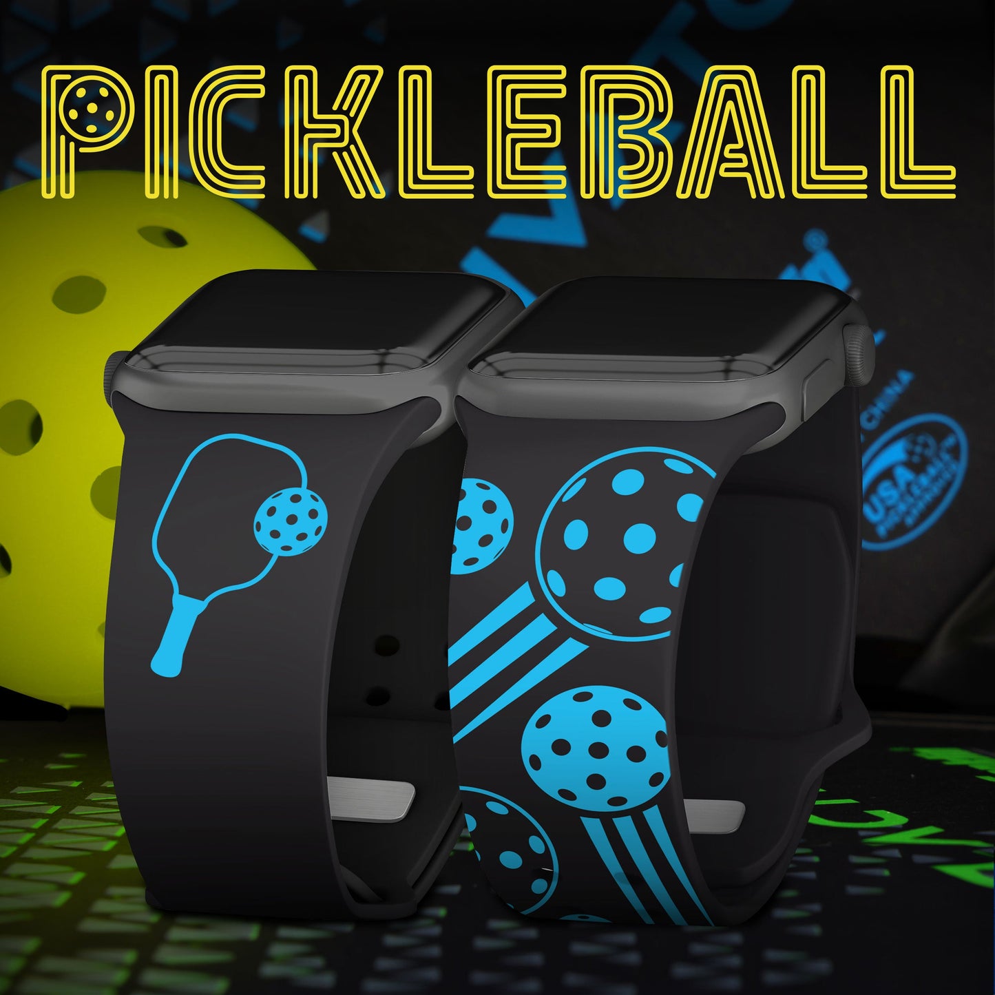Pickleball HD Apple Watch Band
