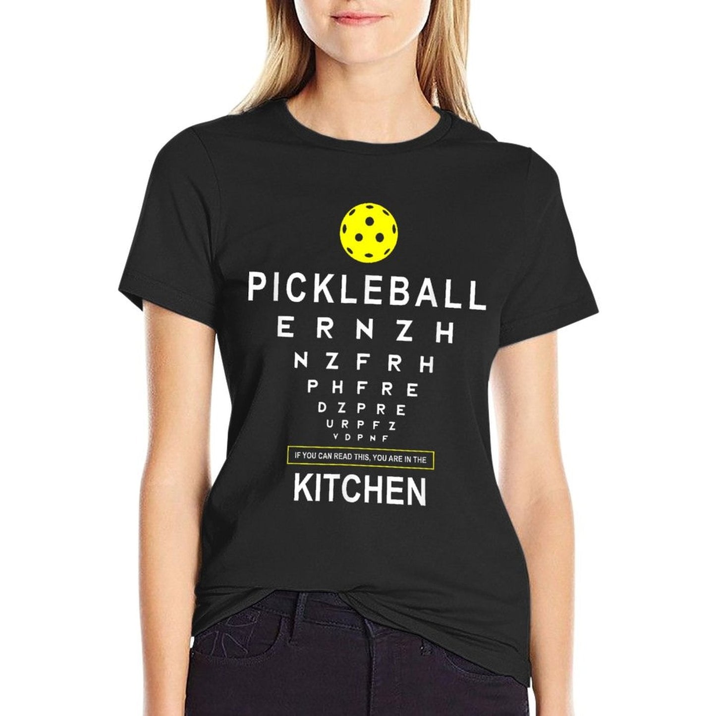 Funny Pickleball Shirt If You Can Read This Kitchen Joke T-Shirt