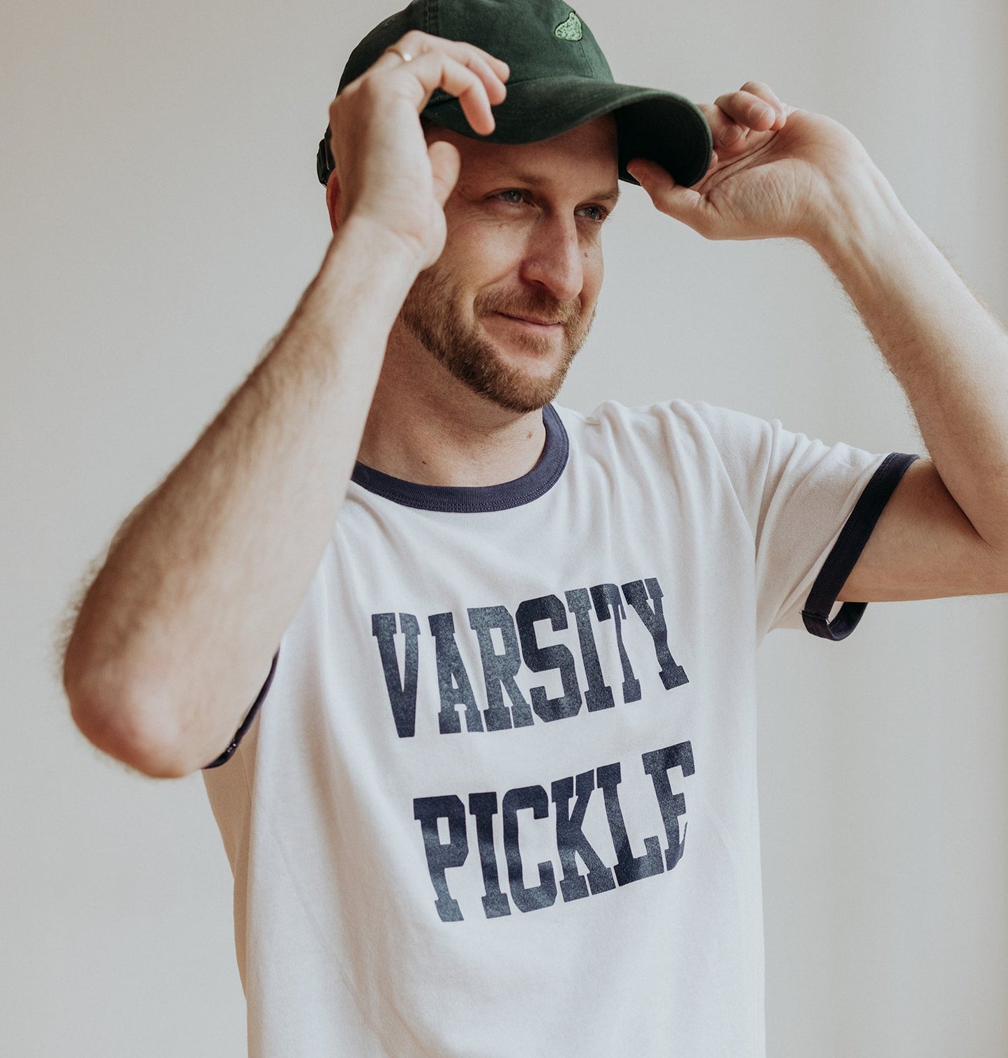 Collegiate Ringer Pickleball T-Shirt (Unisex)