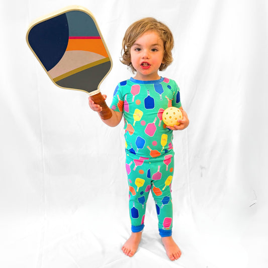 Pickleball Short Sleeve Pajama Set