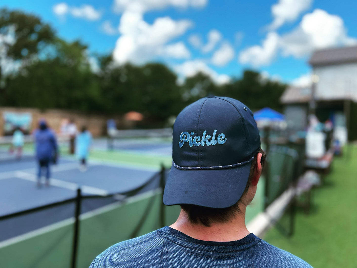 Blue Pickle Rope Hat