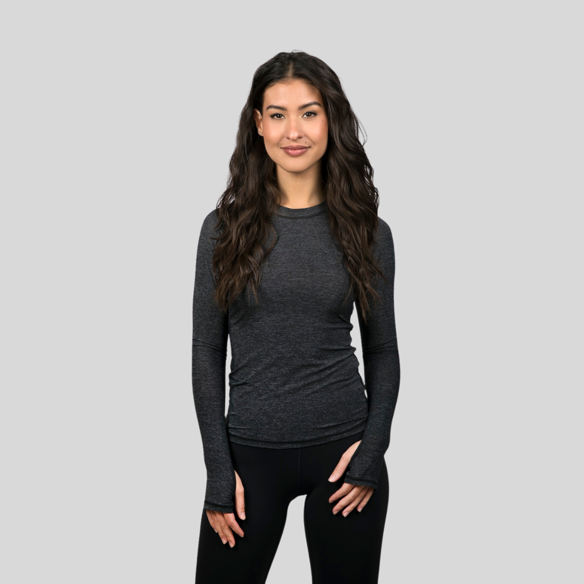 Laguna Long-Sleeve Women's Sun Shirt - Heathered