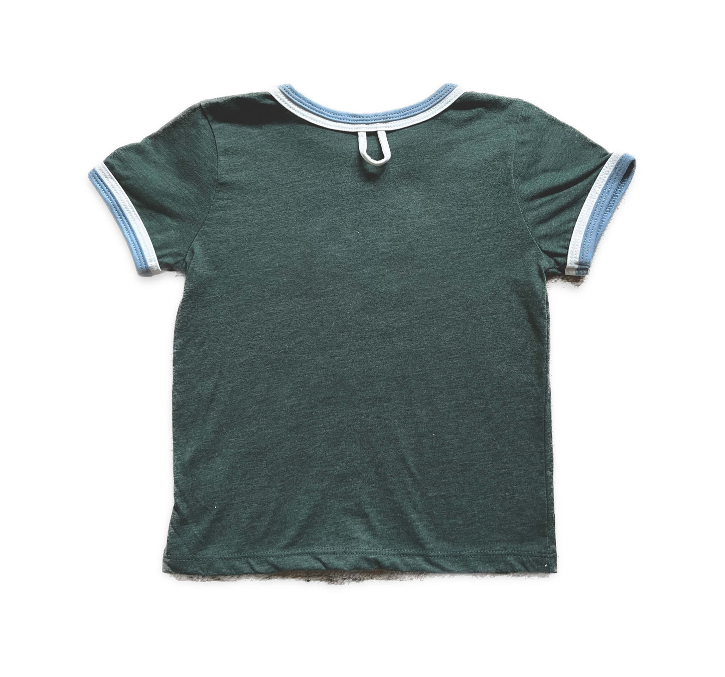 P is for Pickleball Kid's Ringer T-Shirt