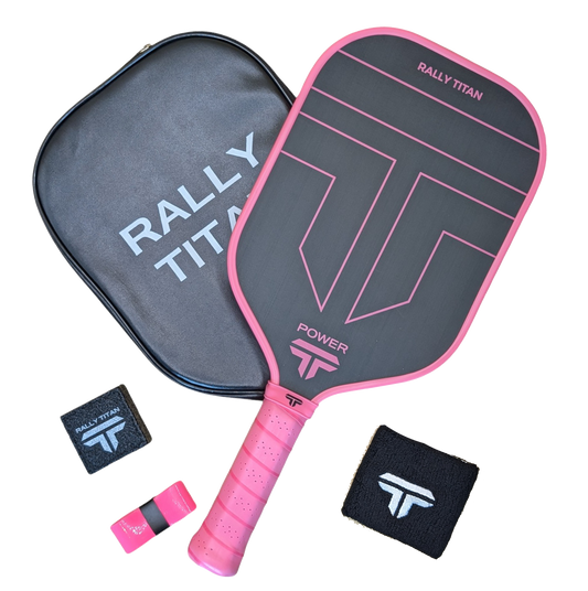 Titan Power 14MM | Thermoformed Unibody Construction | Foam Injected Walls | T700 Titan Carbon Friction Surface | Pink