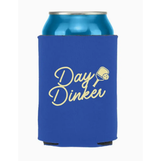 Day Dinker Koozie for Pickle Ball Fanatics in Royal Blue