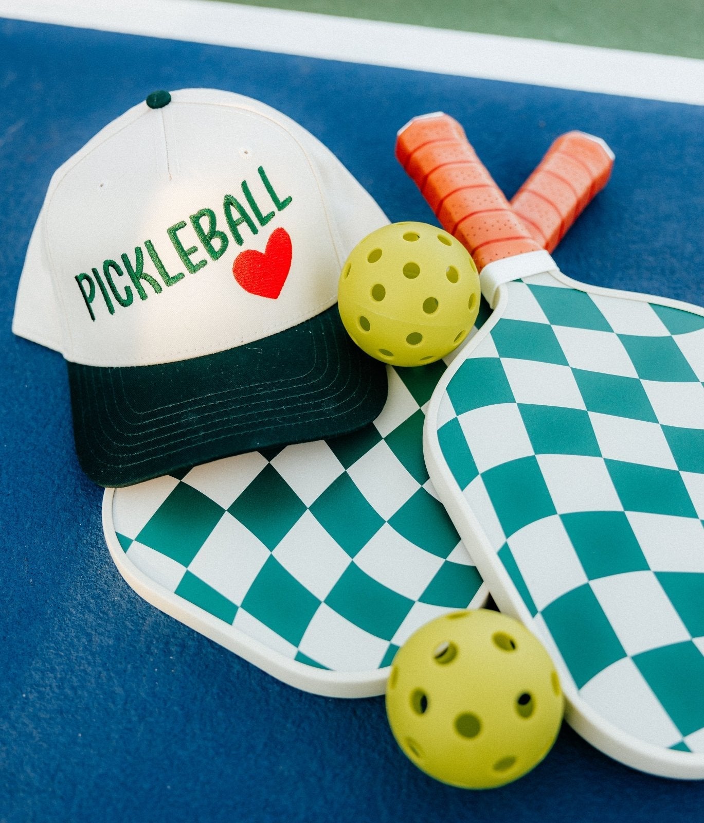 Pickleball - Trucker Hat cream/dark green
