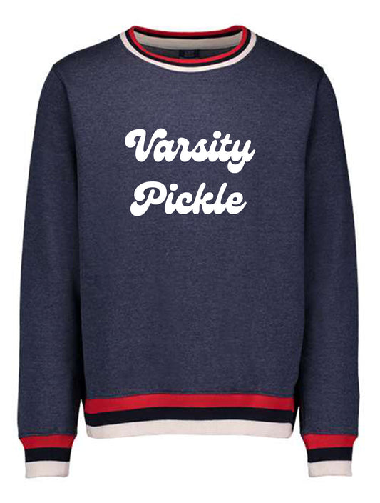 The Oversized Vintage Varsity Pickleball Sweatshirt (Unisex)